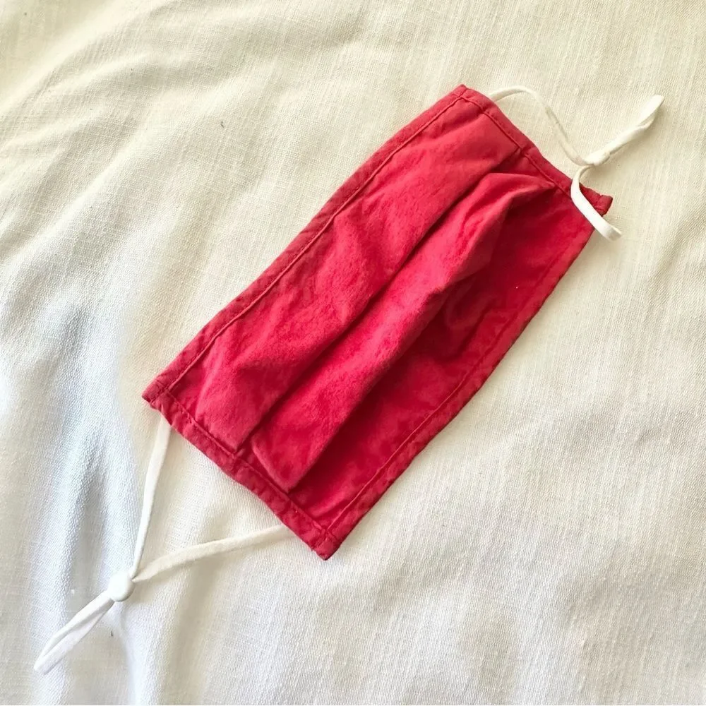 Old navy red face mask
